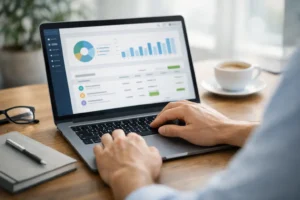 Online pénztári felület funkciói érthetően
